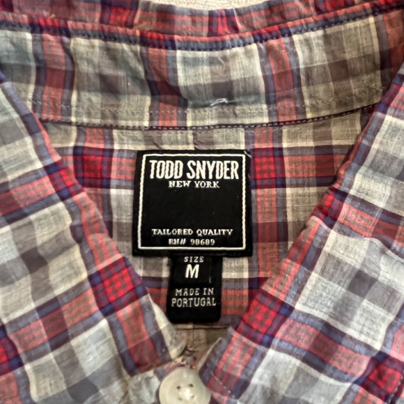Todd Snyder Checked Shirt Mens - Picture 4 of 15